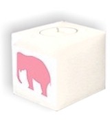 Elephant candle as a personalised keepsake Birthday, Wedding,  Anniversary, Christmas present or gift.
