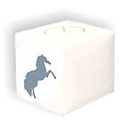 Horse candle as a personalised keepsake Birthday, Wedding,  Anniversary, Christmas present or gift.