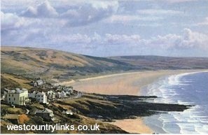 Somerset Hotel and Holiday Property or Cottage  Accommodation in the Westcountry, South West England. Picture Woolacombe, Somerset.