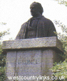 Statue of Brunel Saltash.