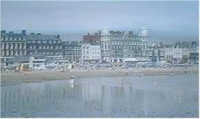 Weymouth town next to the beach