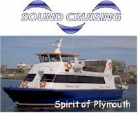 Spirit of Plymouth. Plymouth's top party boat. Licensed for 143 passengers in luxury. Toilets, fully stocked bar, beer on draught and an excellent music system and lights.
