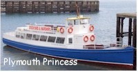 Plymouth Princess Licensed for 147 passengers. Fully re-fitted . Toilets, fully stocked bar, beer on draught and on board music system and lights.