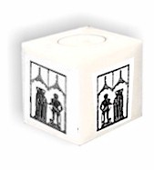 Gothic candle as a personalised keepsake Birthday, Wedding,  Anniversary, Christmas present or gift.