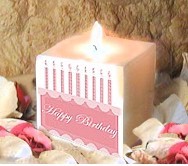 Birthday Cake Candle send as a gift, order online today.