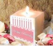 Birthday Cake Candle send as a gift.